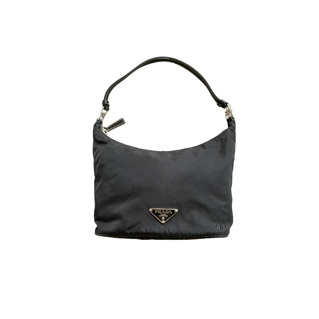 Prada Black Sirio Nylon Shoulder Bag