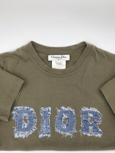 Christian Dior Denim Logo T-Shirt