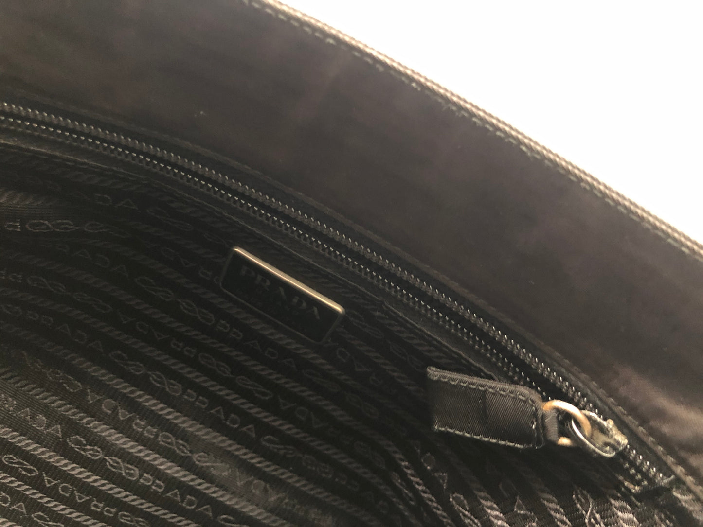 Prada Black Nylon Tote Bag