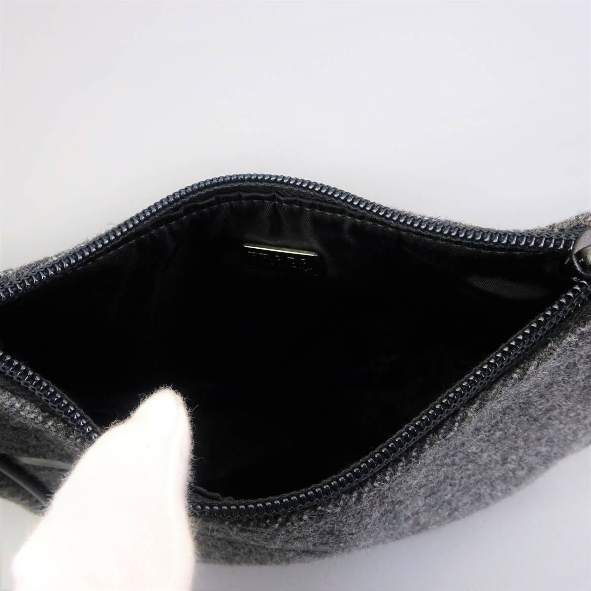 Prada Sport Wool Shoulder Bag