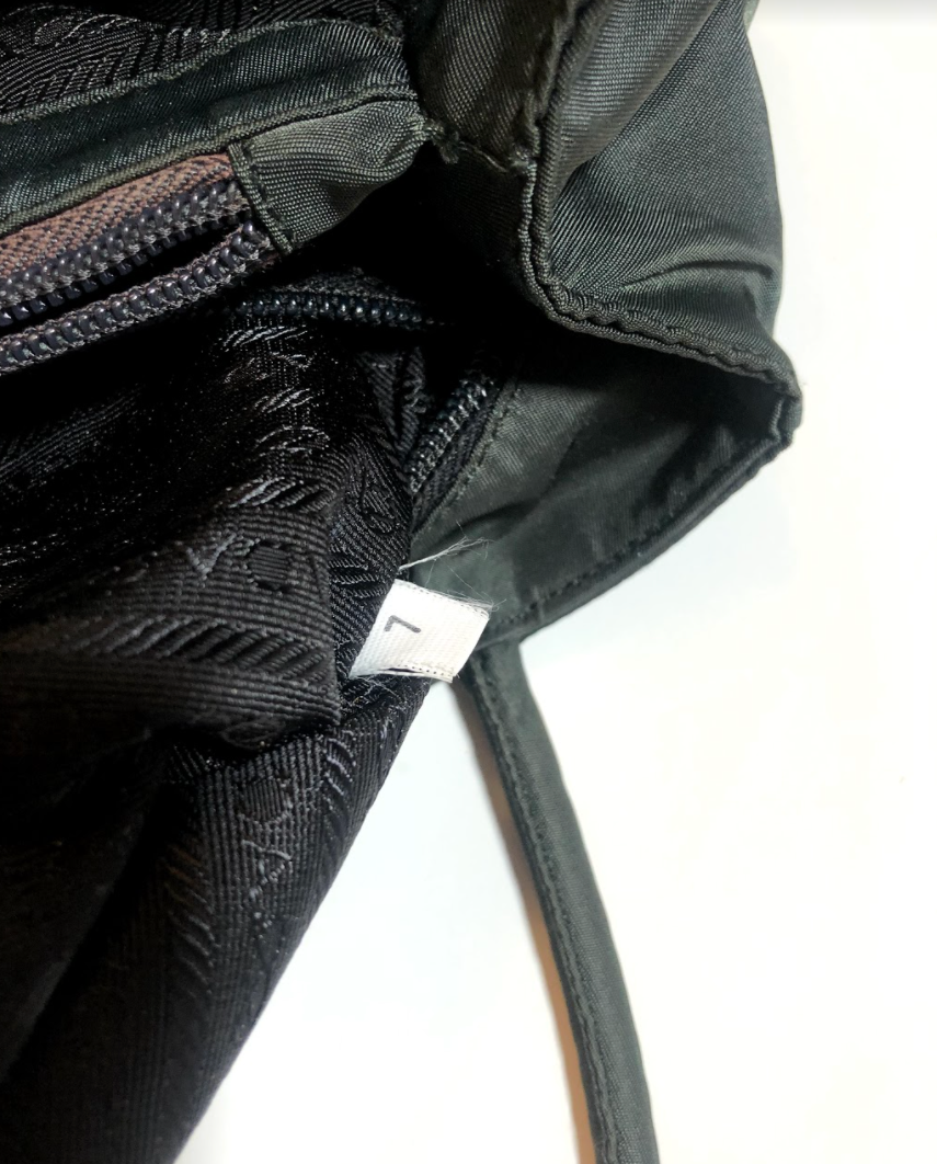 Prada Small Grey Nylon Tote