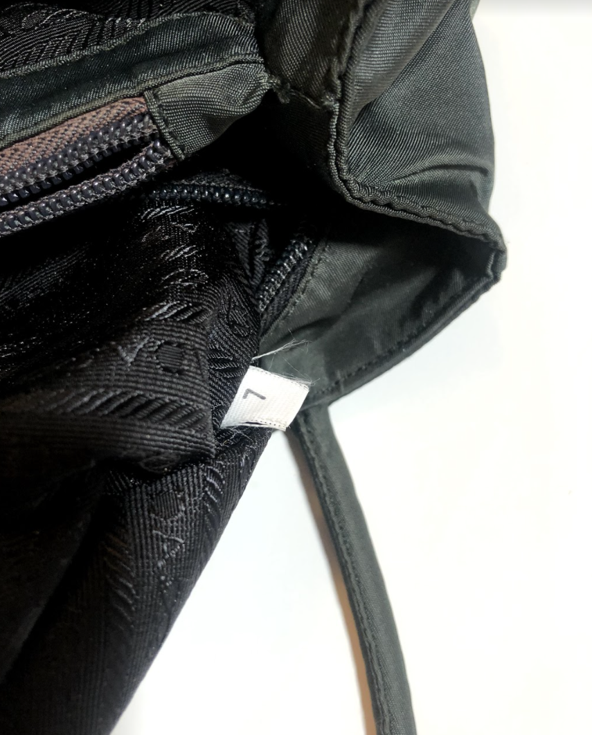 Prada Small Grey Nylon Tote