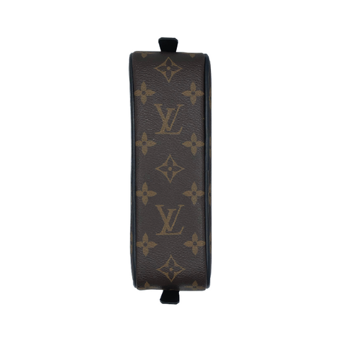 Louis Vuitton Macassar Monogram Canvas GM Pouch w/ SIlver Hardware