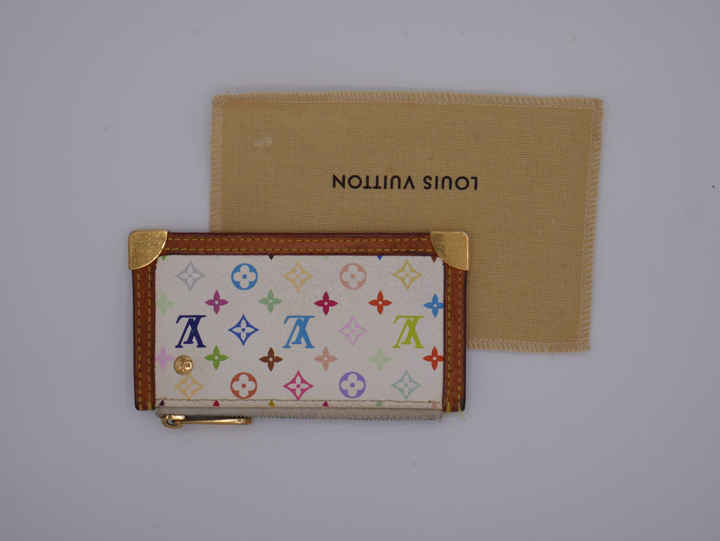 Louis Vuitton Murakami Multicolore Cles Key Case