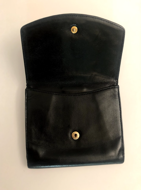 Chanel Lambskin Compact Bi-fold Wallet