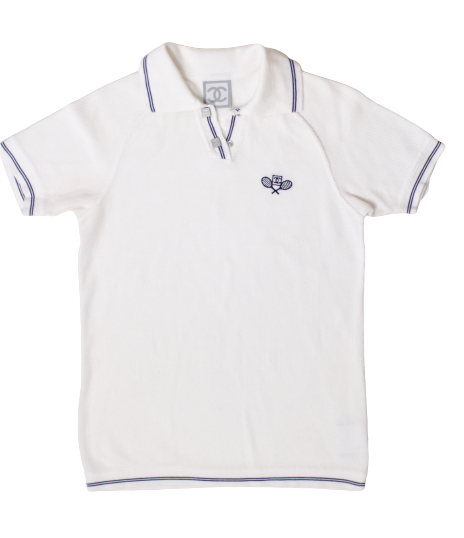 Vintage Chanel Sports Logo Embroidered Polo Shirt – photo 1 of 4