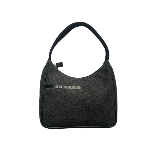 Prada Sport Wool Shoulder Bag