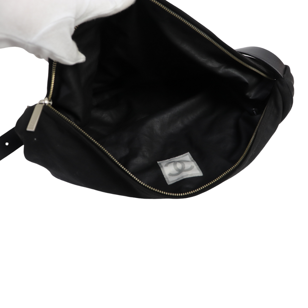 Chanel Sports Line Knit Hobo Crossbody