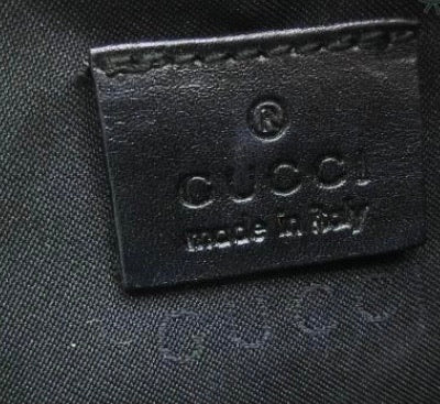 Gucci Monogram Boat Bag in Black