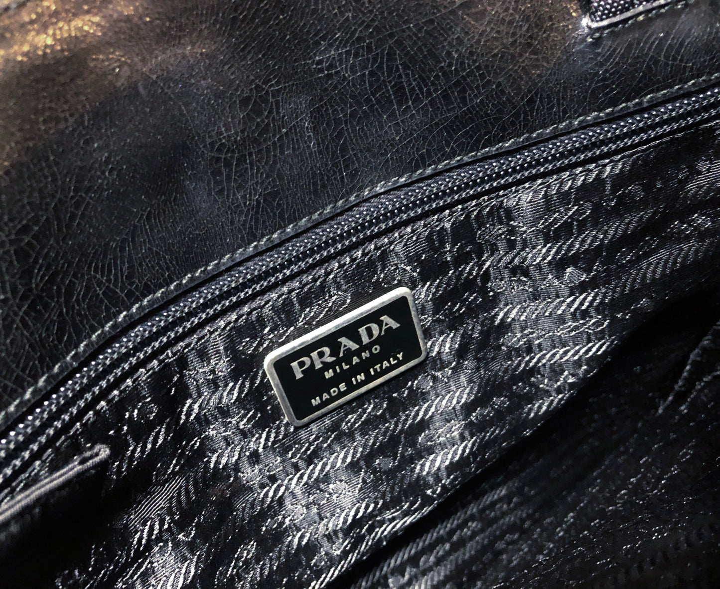 Prada Nylon Buckle Tote