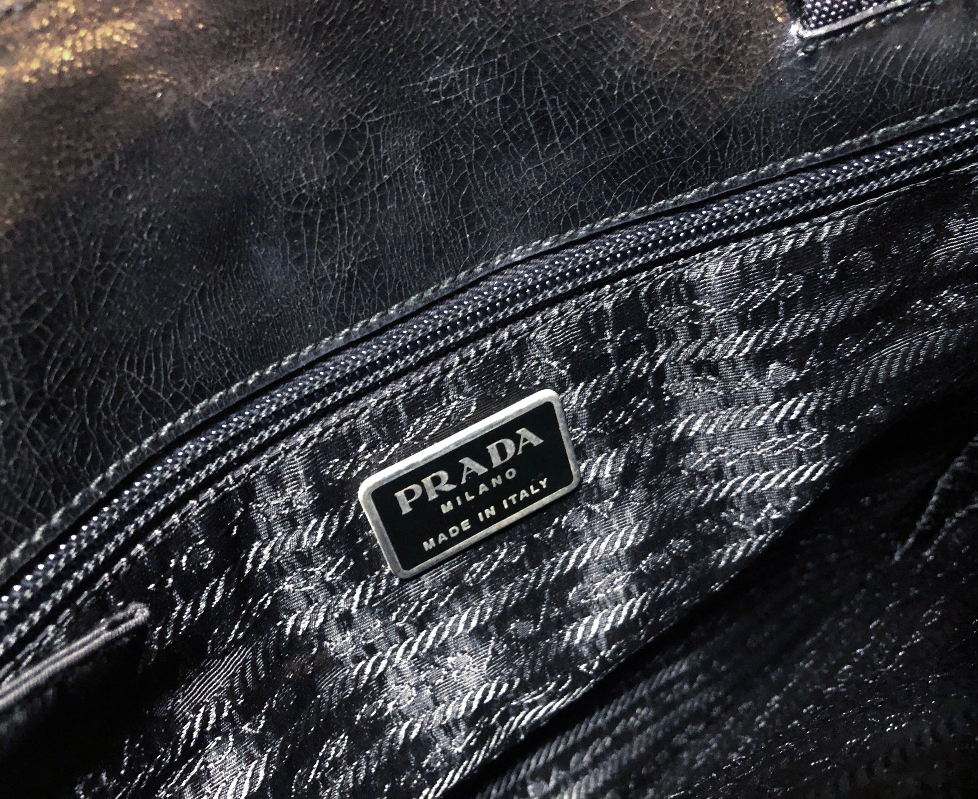 Prada Nylon Buckle Tote