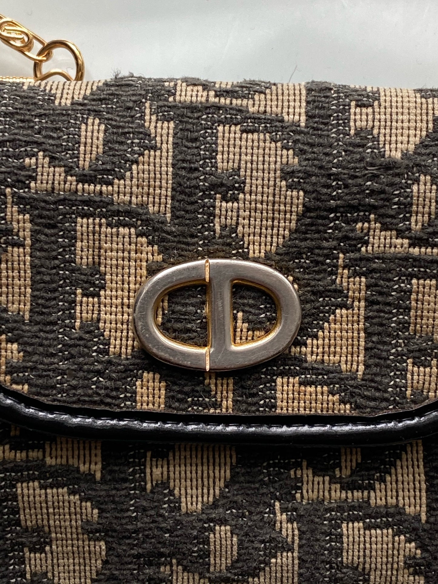 Dior Monogram Mini Trotter Side Pouch