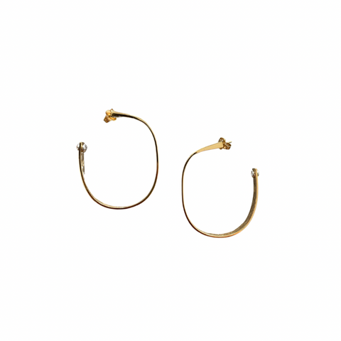 Louis Vuitton Nanogram Hoop Earrings