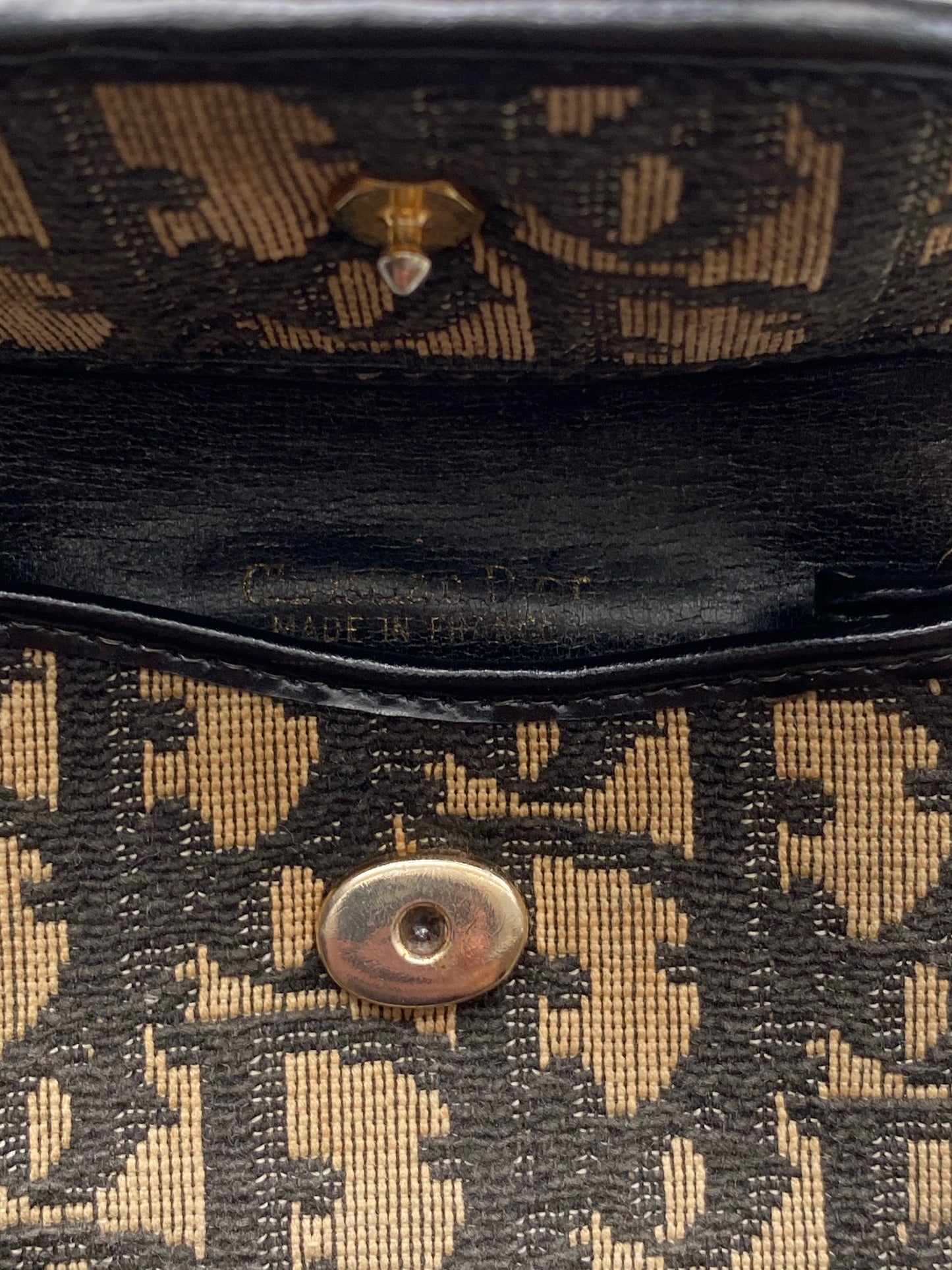 Dior Monogram Mini Trotter Side Pouch