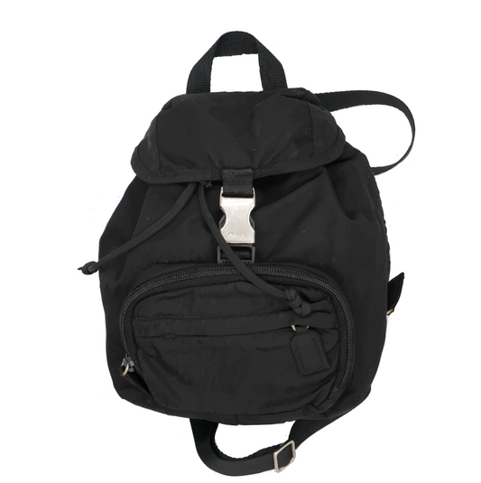 Prada Nylon Mini Buckle Backpack (90's)