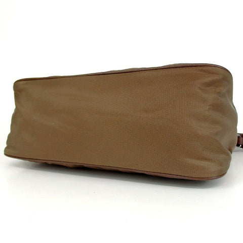 Prada Brown Nylon Hobo Bag